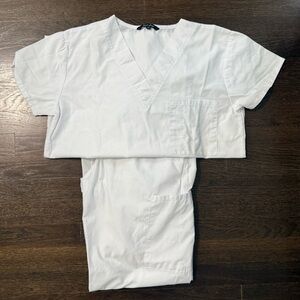 White Scrub Set